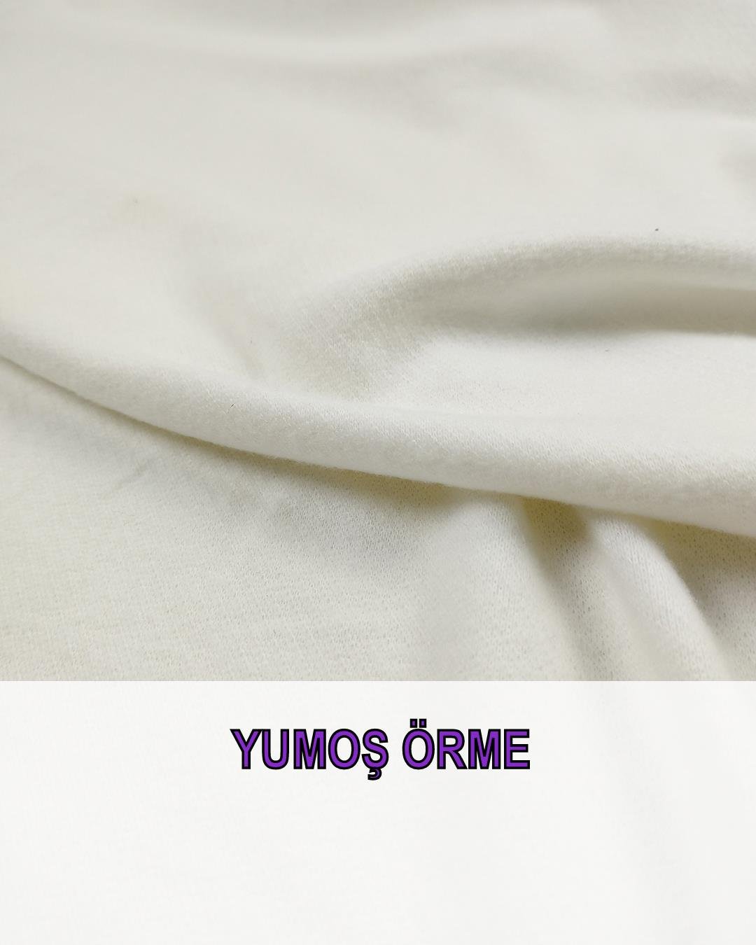 Ekru Renkte Yumoş Örme (En  140 cm x Boy  100 cm)