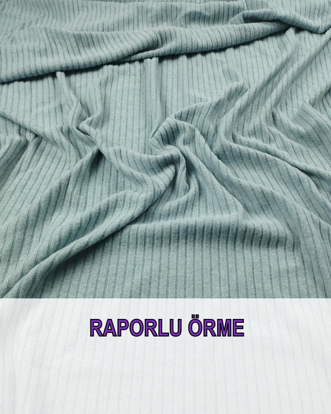 Gri Mavi Renkte Kaşkorse Örme (En  145 cm x Boy  250 cm)