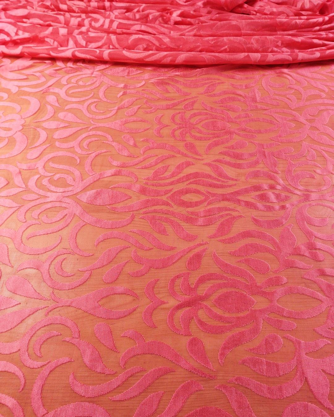 Hafif Parlak Tül Pembe Renkte (En 140 cm x Boy 260 cm)