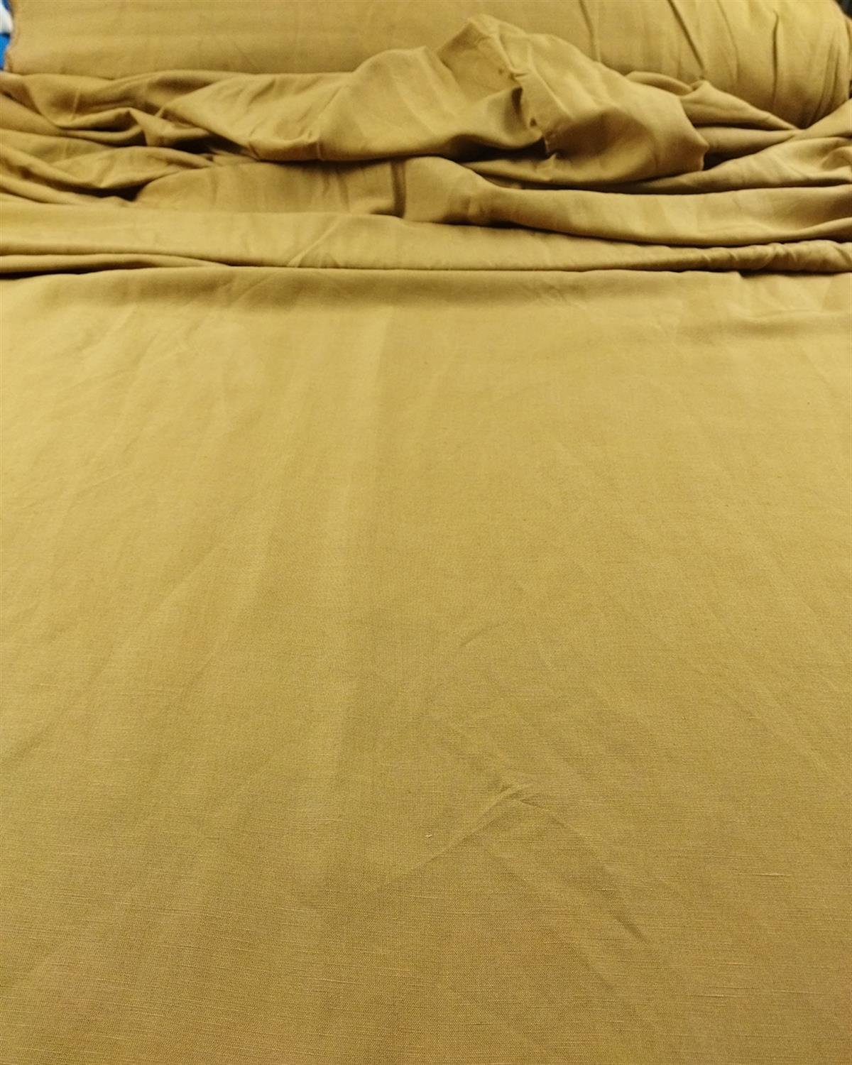 Keten Viskon Karışık Dokuma Toprak Tonlarında En: 150 cm