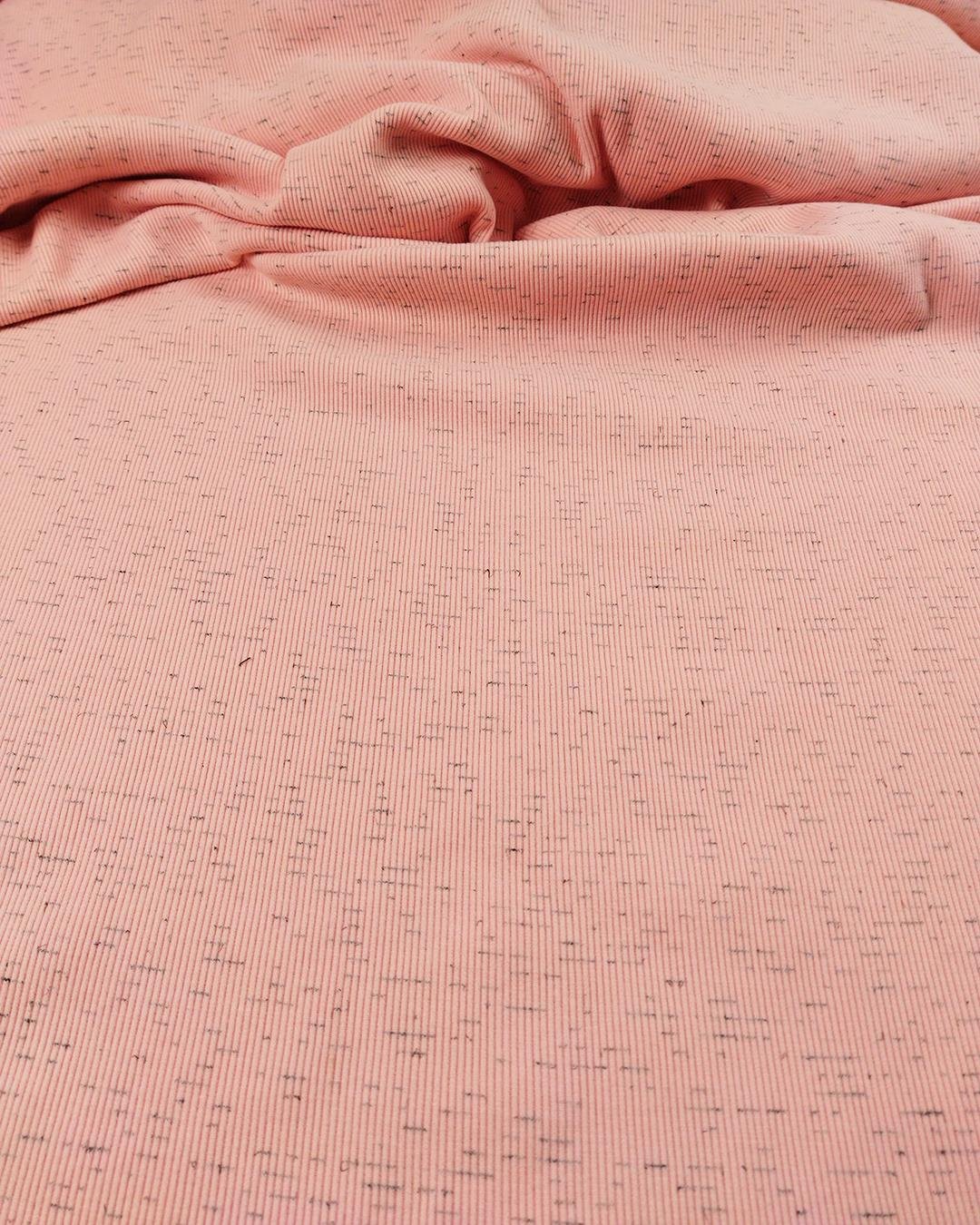 Kırçıllı pembe kaşkorse ribana (En  120 cm x Boy  135 cm)