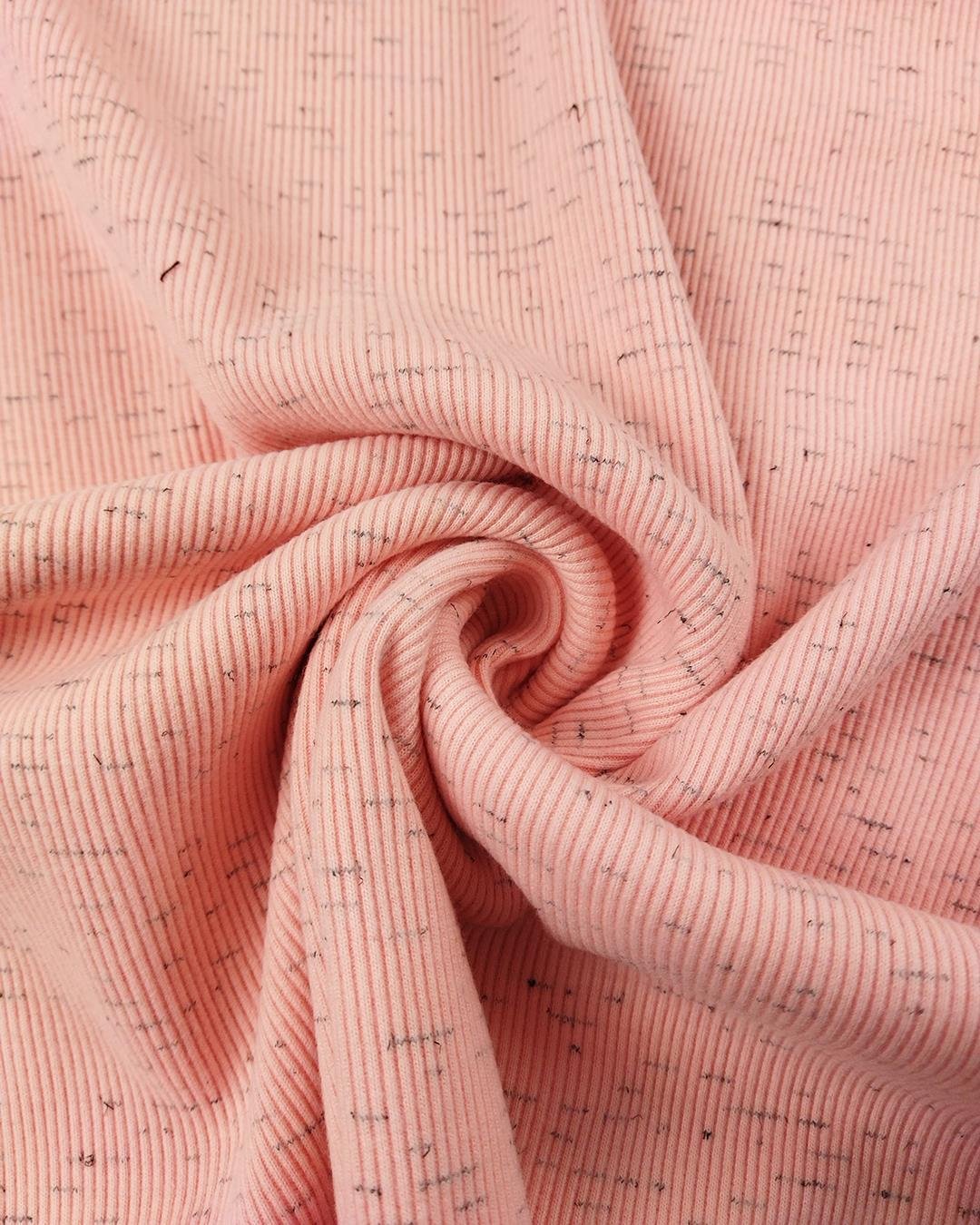 Kırçıllı pembe kaşkorse ribana (En  120 cm x Boy  135 cm)