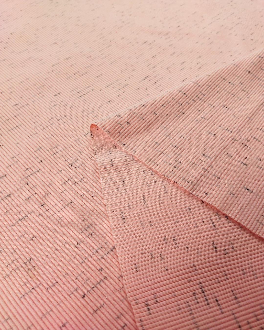 Kırçıllı pembe kaşkorse ribana (En  120 cm x Boy  135 cm)