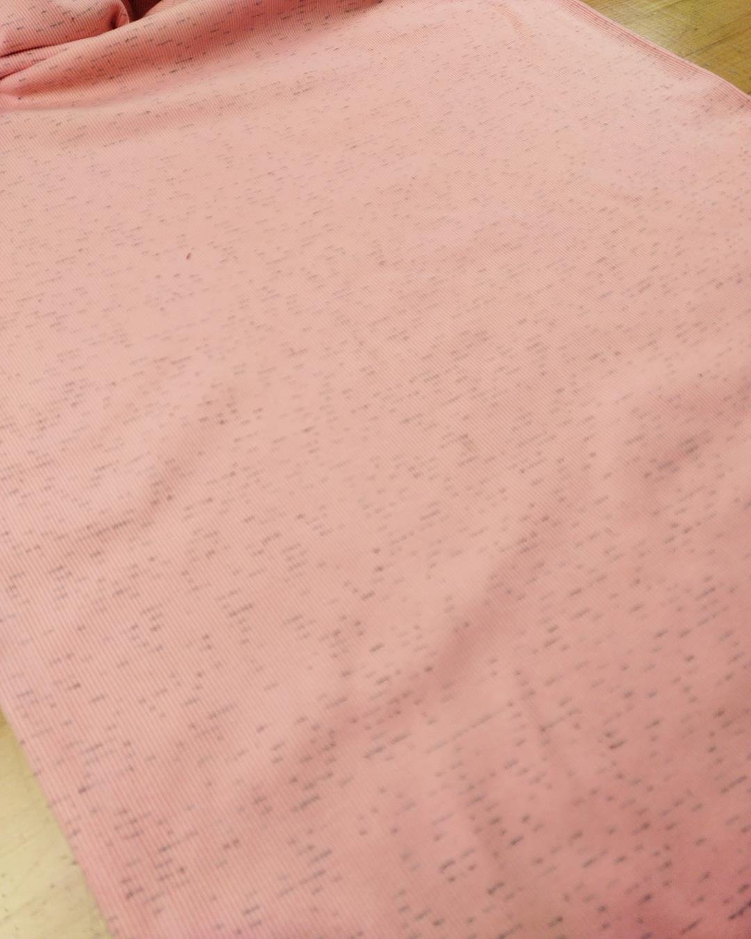 Kırçıllı pembe kaşkorse ribana (En  120 cm x Boy  135 cm)
