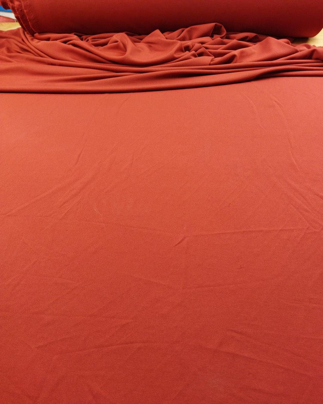 Kiremit Renkte İnce Jarse (En 140 cm x Boy 100 cm)