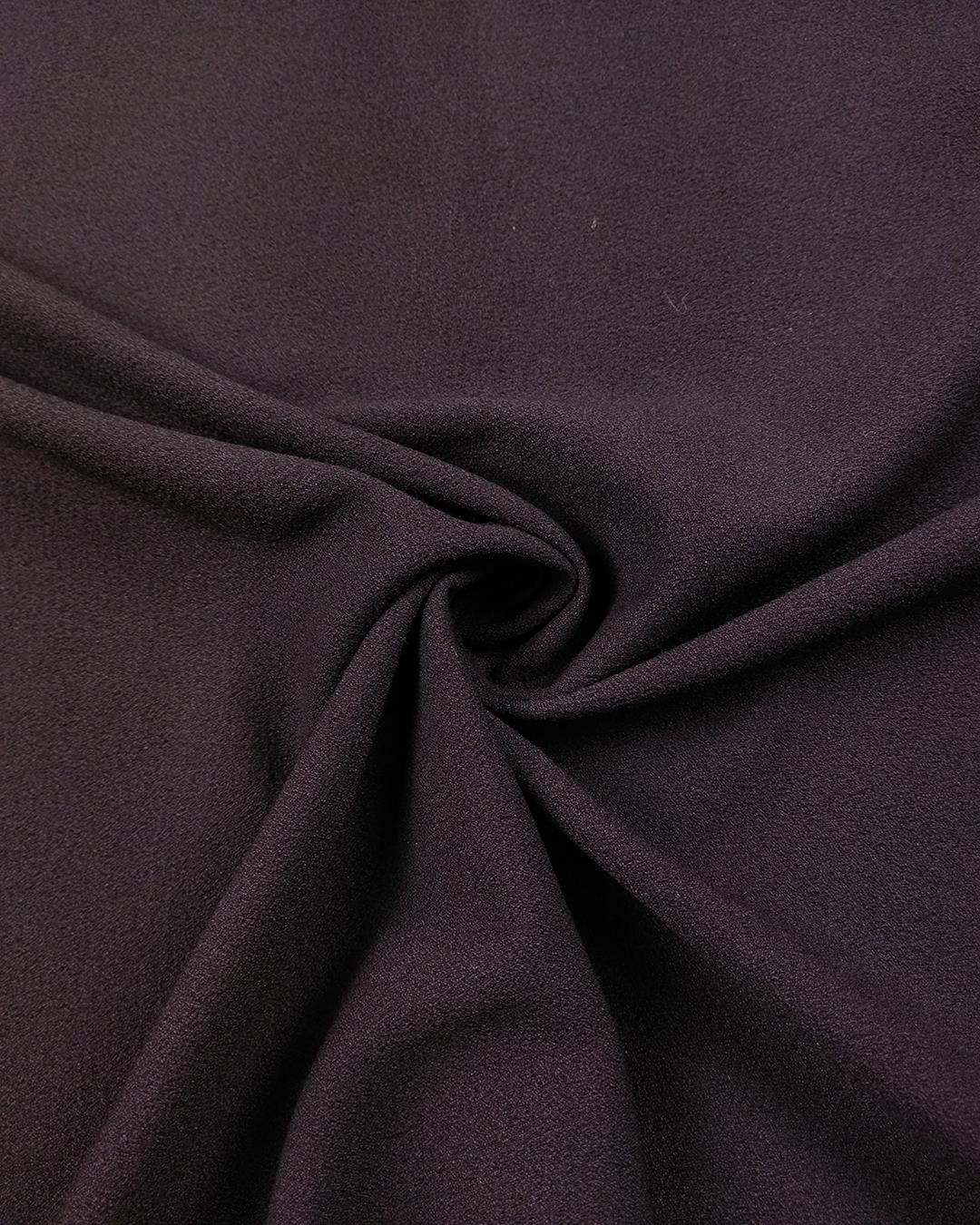 Koyu Bordo Renkte Krep (En 140 cm x Boy 205 cm)