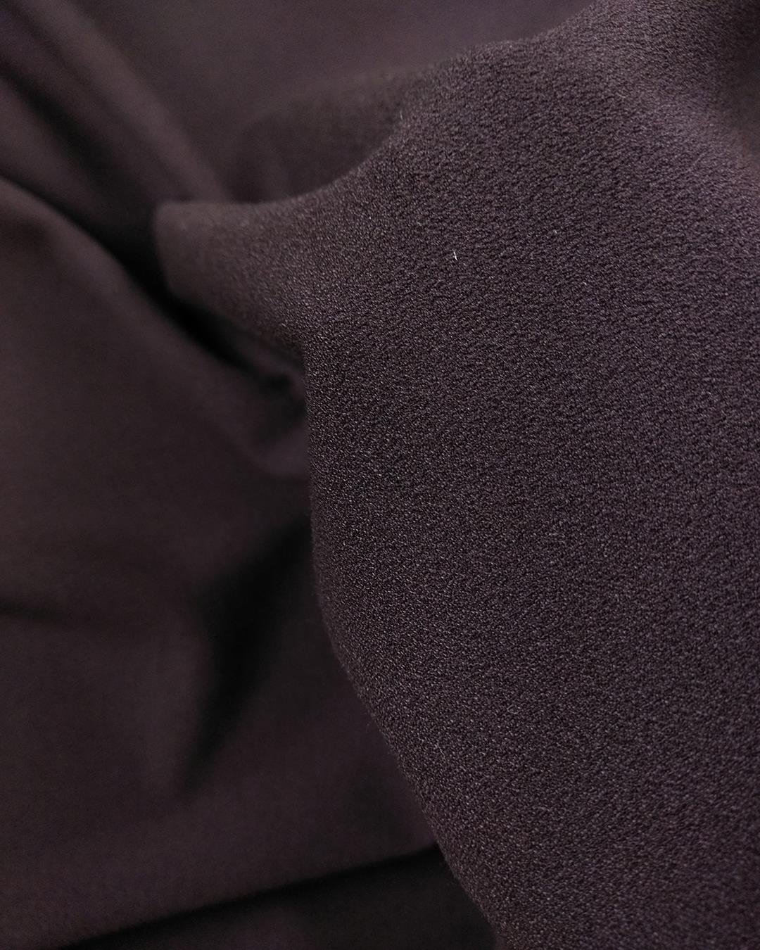 Koyu Bordo Renkte Krep (En 140 cm x Boy 205 cm)