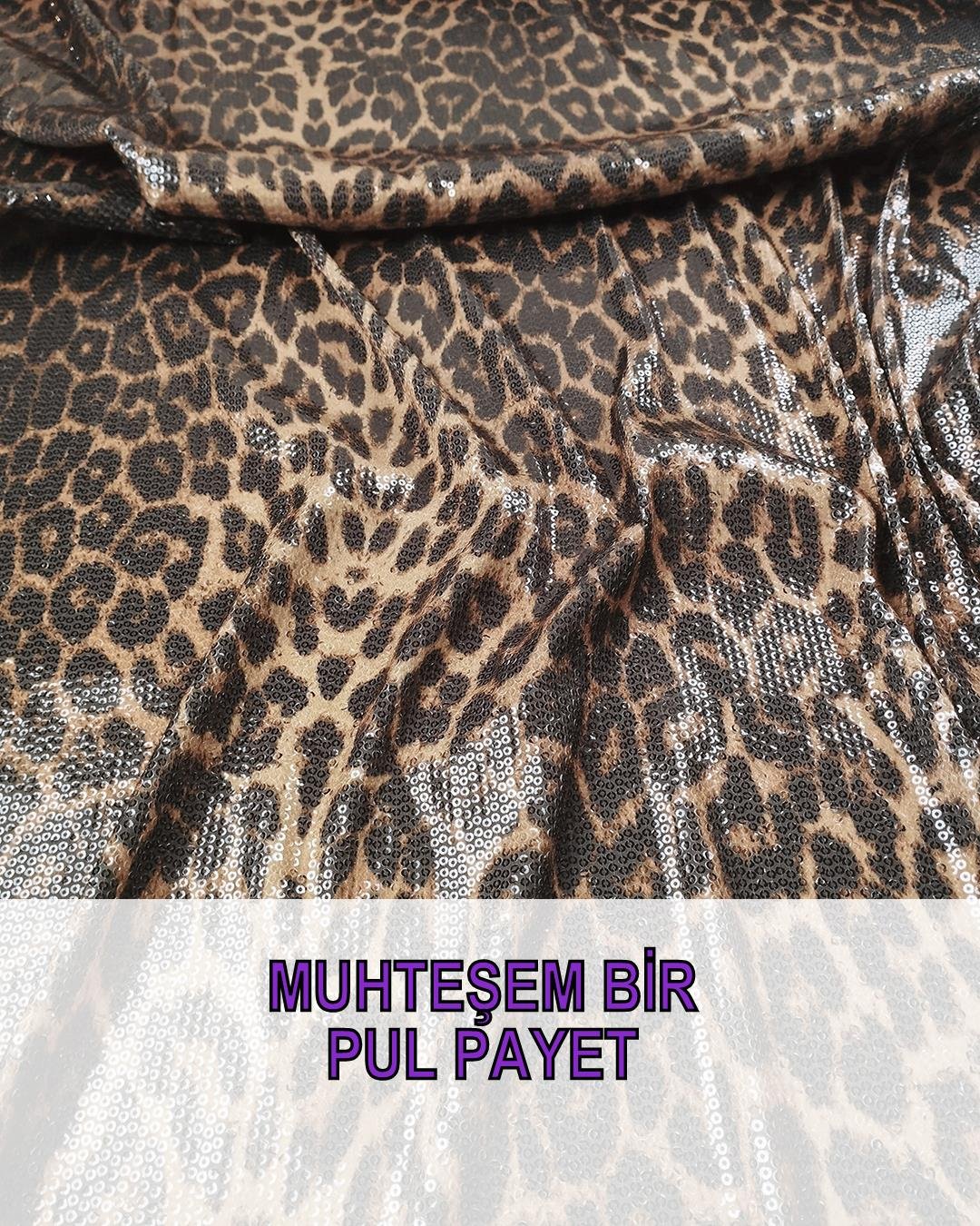 Leopar Desen Pul Payet (En 120 cm x Boy 220 cm)