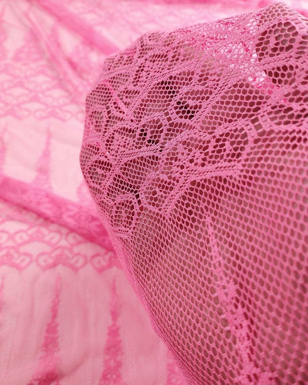 Neon Pembe İnce Örme (En 150 cm x Boy 160 cm)