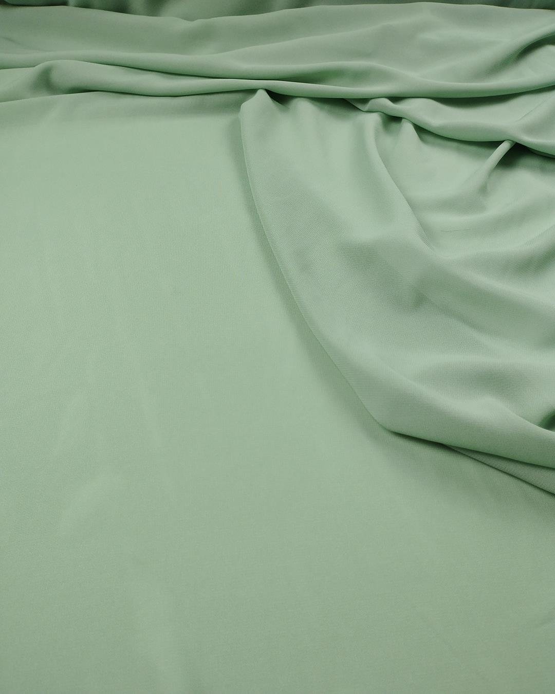 Pastel Küllü Mint Yeşili Renkte Şifon En: 150 
