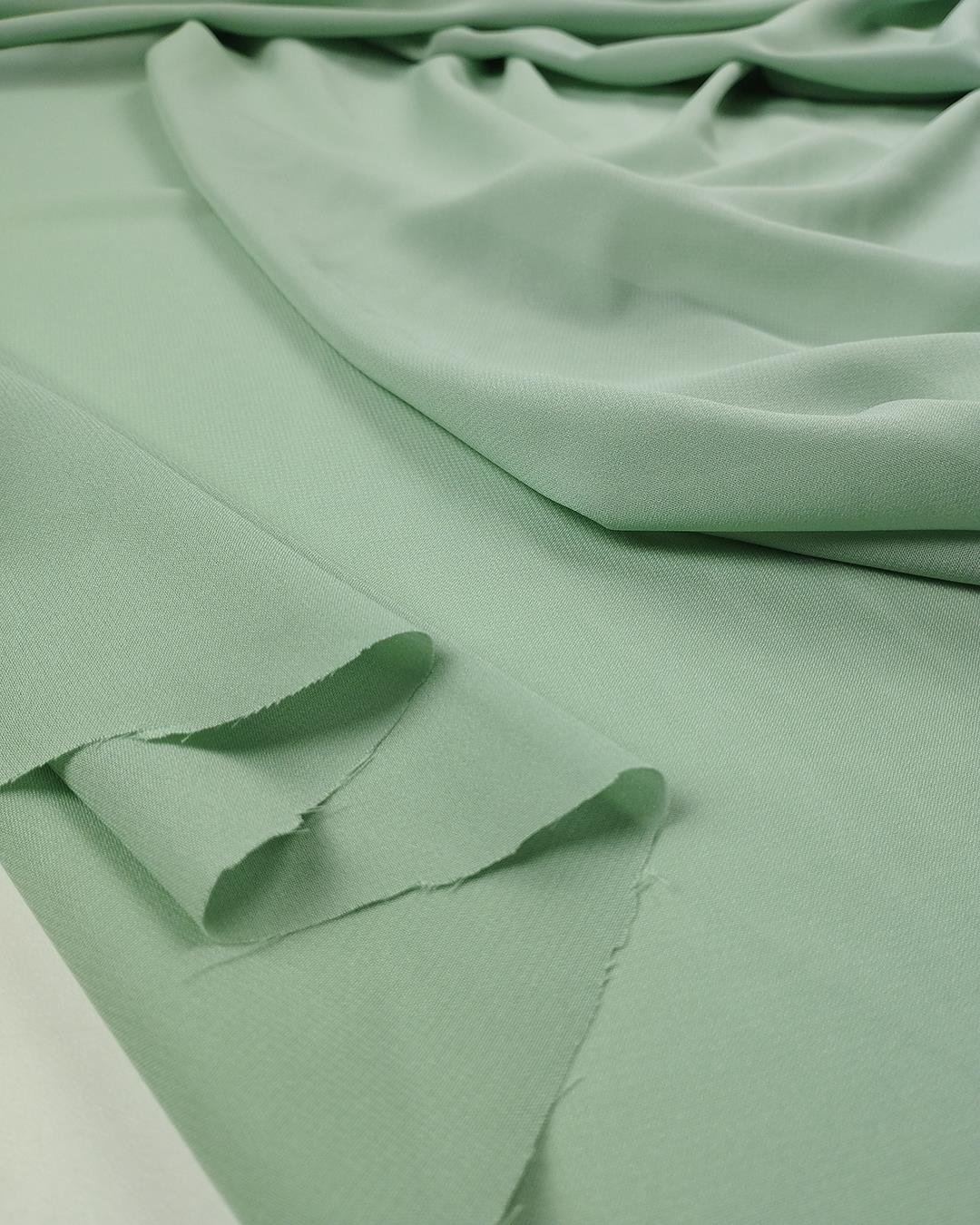 Pastel Küllü Mint Yeşili Renkte Şifon En: 150 