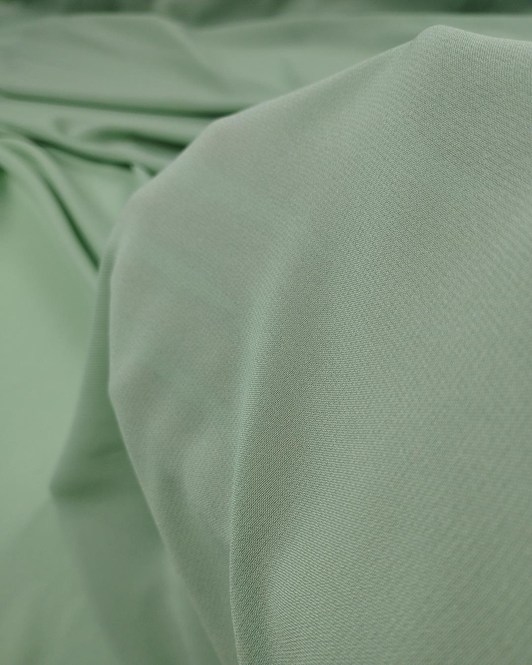 Pastel Küllü Mint Yeşili Renkte Şifon En: 150 