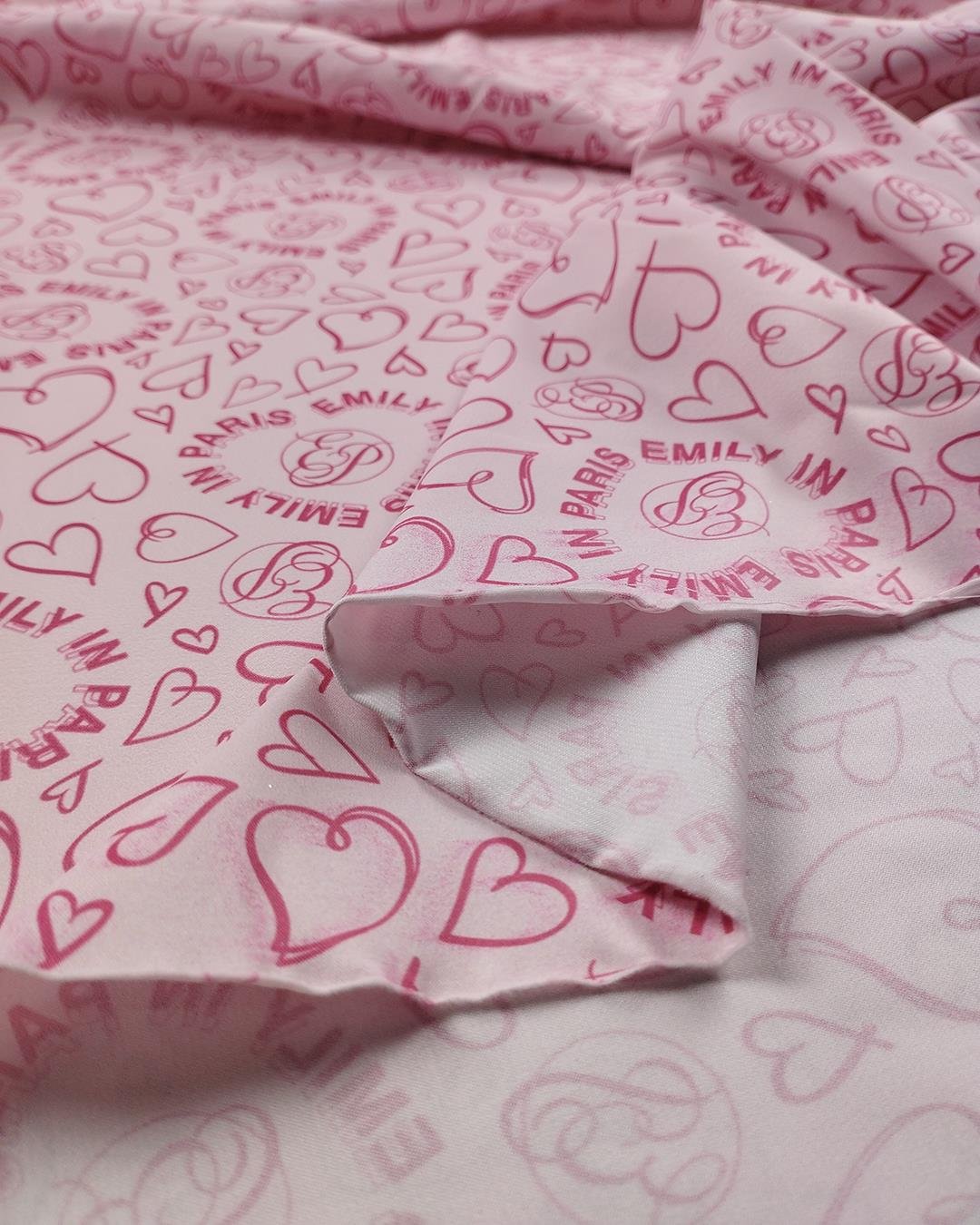 Pembe Renklerde Astarlık Saten (En 140 cm x Boy 320 cm)