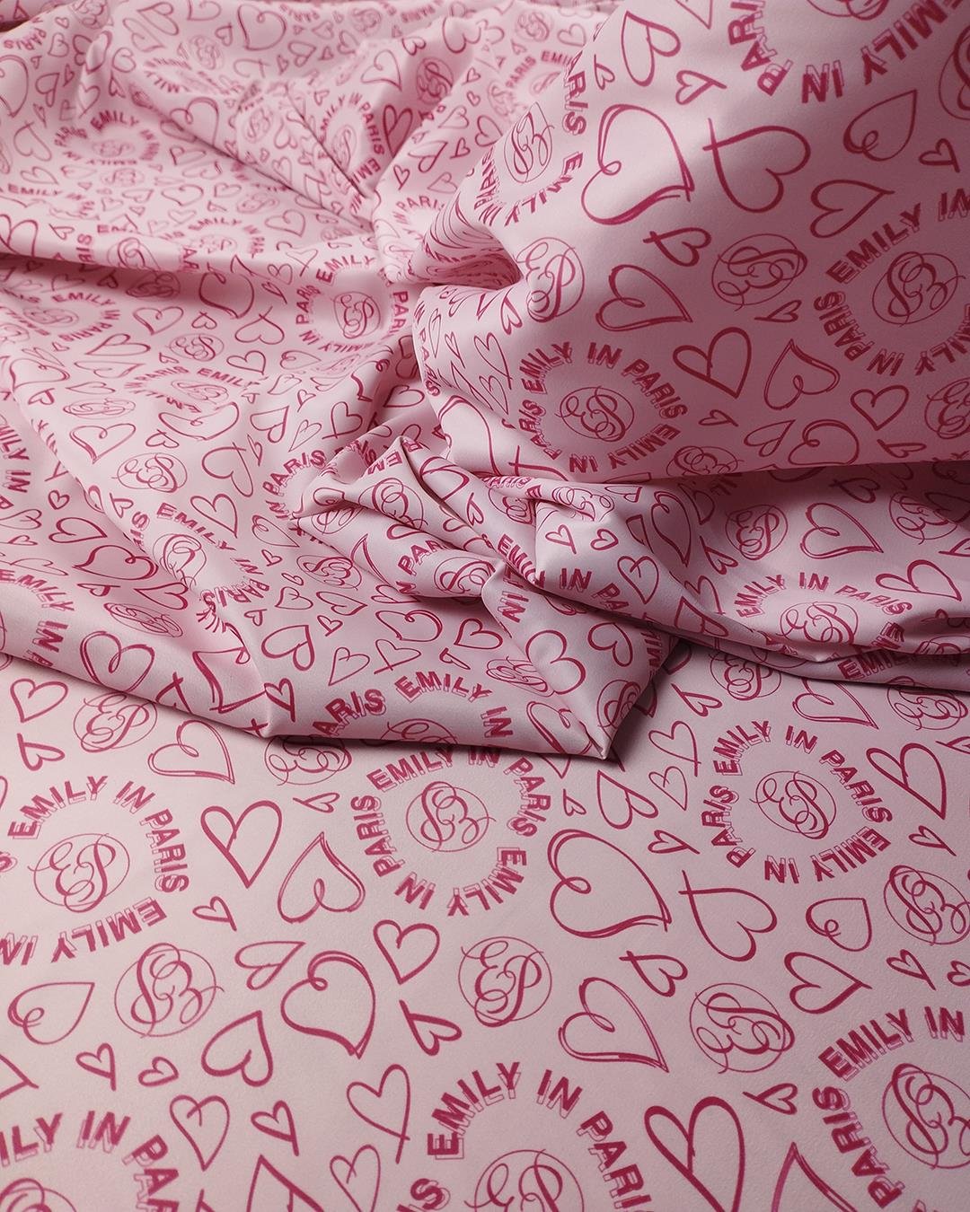 Pembe Renklerde Astarlık Saten (En 140 cm x Boy 320 cm)