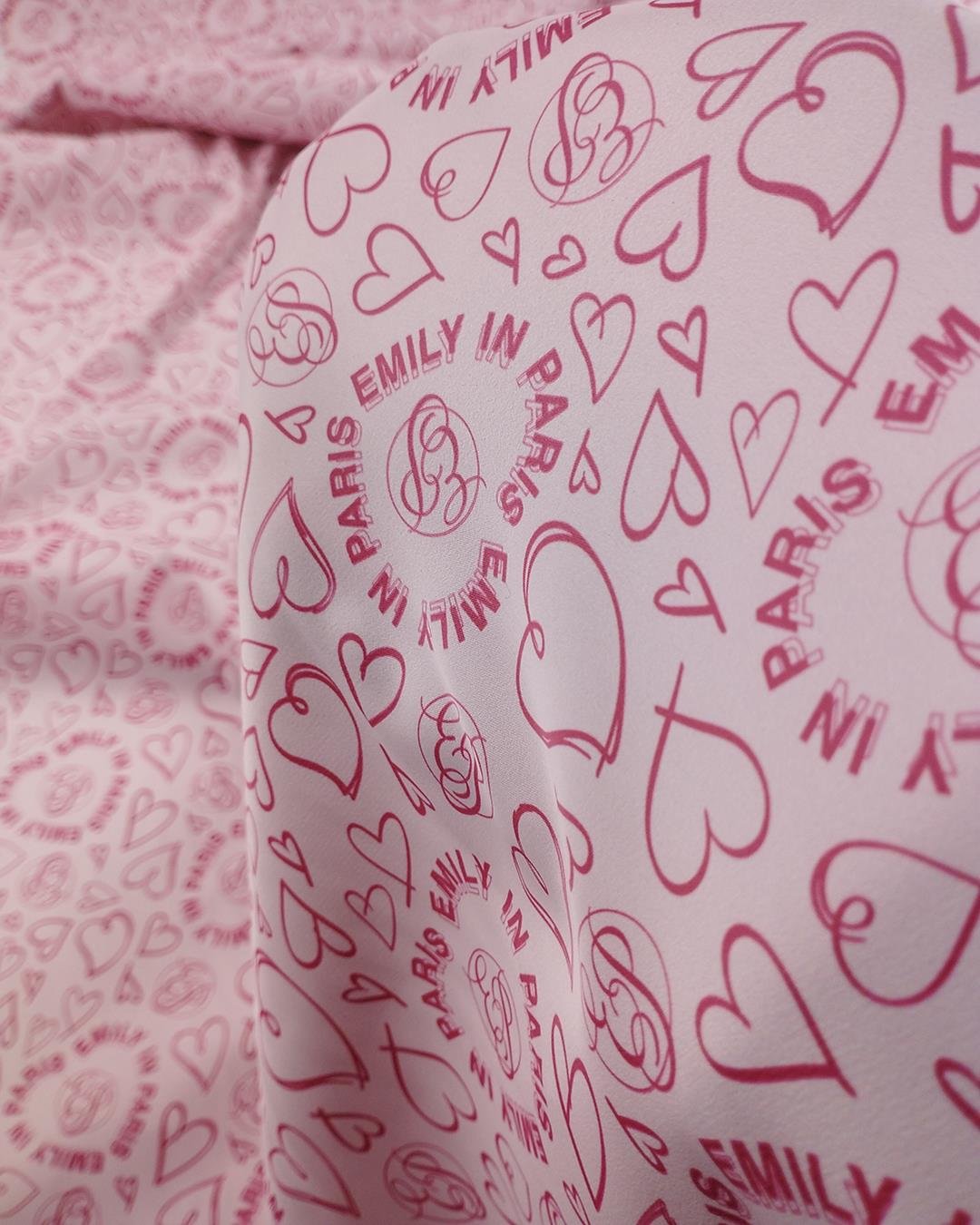 Pembe Renklerde Astarlık Saten (En 140 cm x Boy 320 cm)