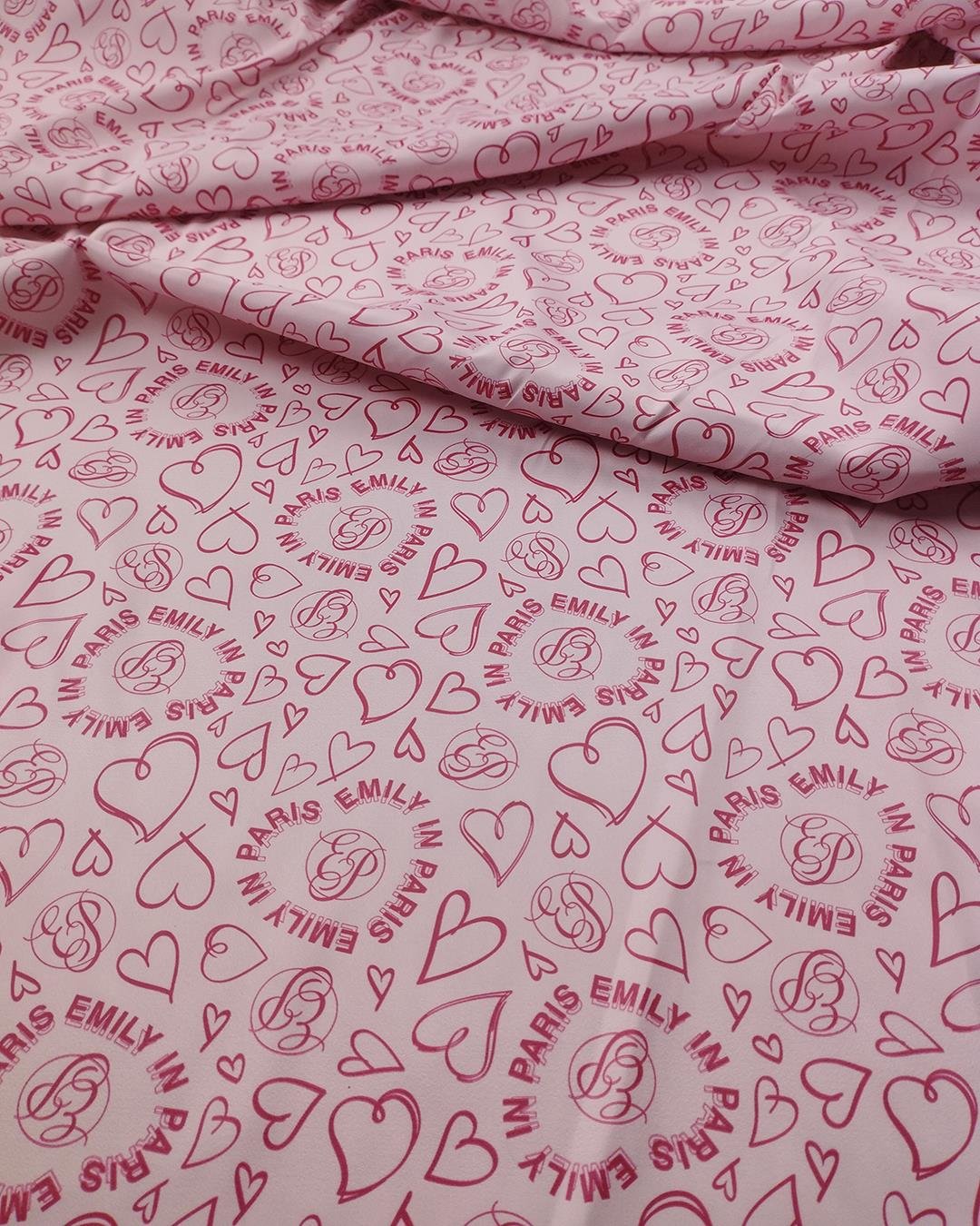 Pembe Renklerde Astarlık Saten (En 140 cm x Boy 320 cm)