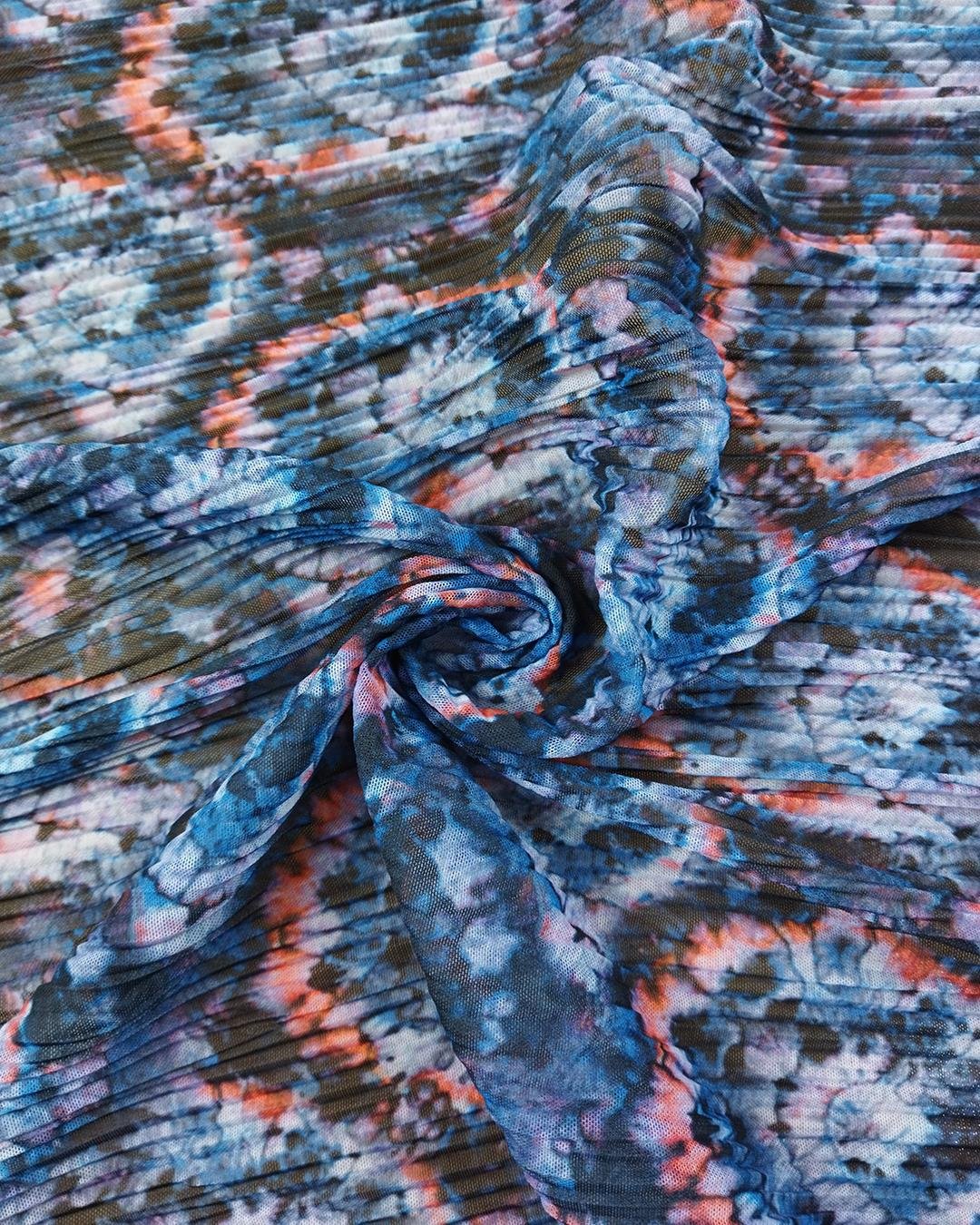 Pliseli Jarse Batik Desen (En 150 cm x Boy 210 cm)