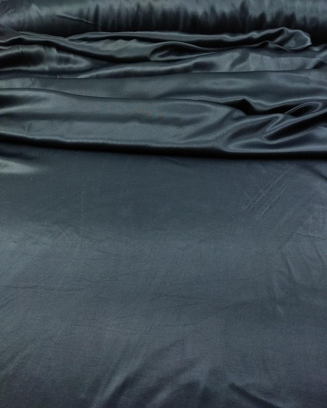 Saten Viskon Siyah RenkteEn: 150 cm