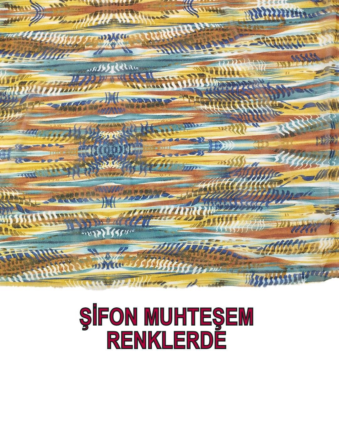 Şifon Pastel Renklerde (En 150 cm x Boy 210 cm)