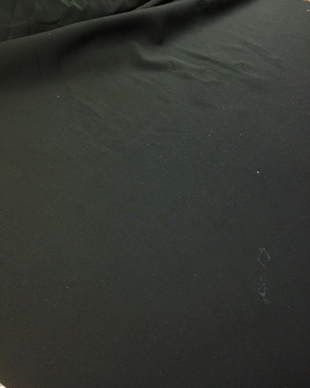 Siyah Renkte Tok Krep (En  125 cm x Boy  240 cm)