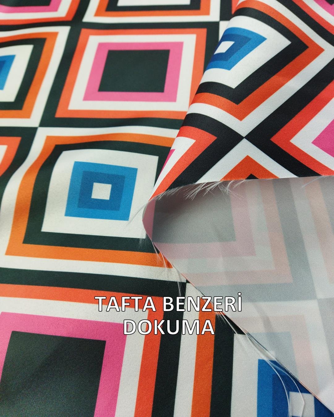 Tafta Benzeri Kalın Bir Dokuma Canlı Parlak Renklerde (En 150  cm x Boy 260 cm)