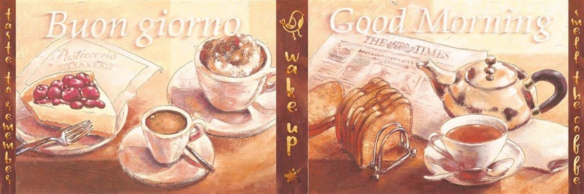 Buon Giorno - Kanvas Tablo