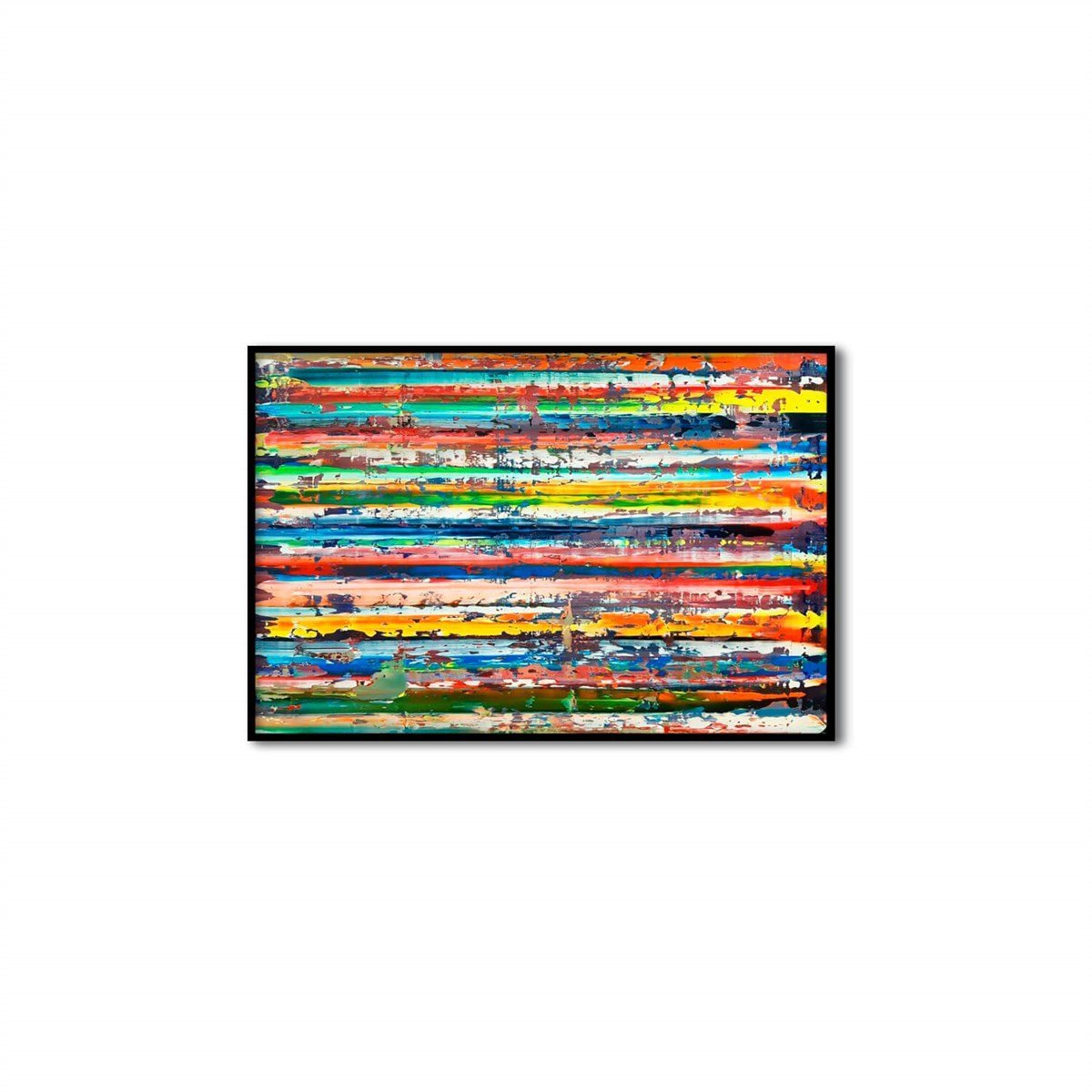 Colors - Yağlı Boya Dokulu TabloYağlı Boya Dokulu Soyut TablolarTablolife.com