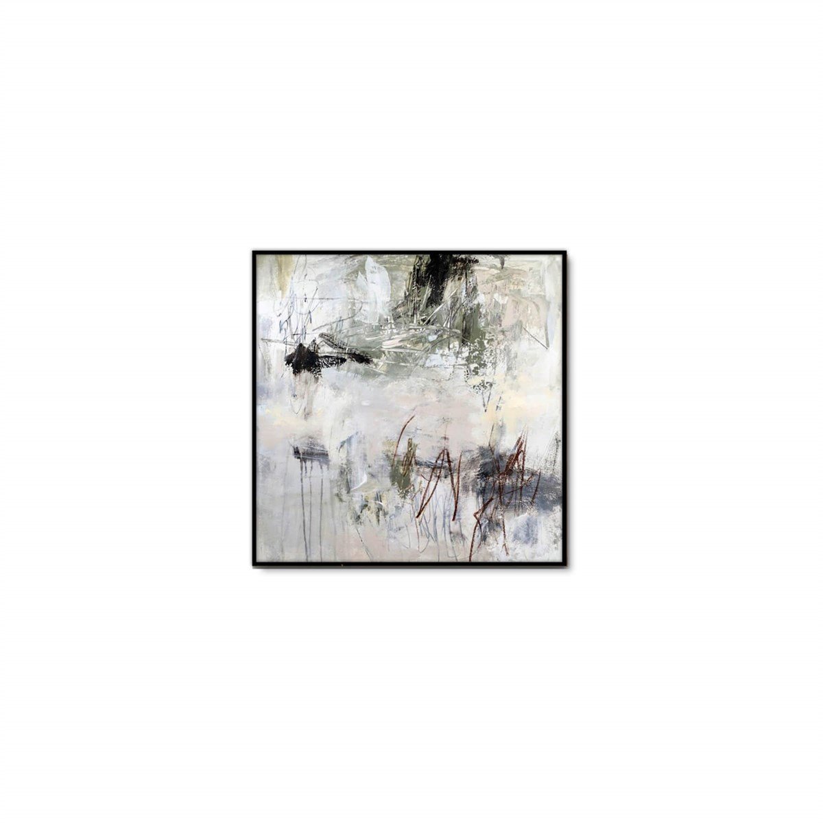 Lıght & Dark - Yağlı Boya Dokulu TabloYağlı Boya Dokulu Soyut TablolarTablolife.com