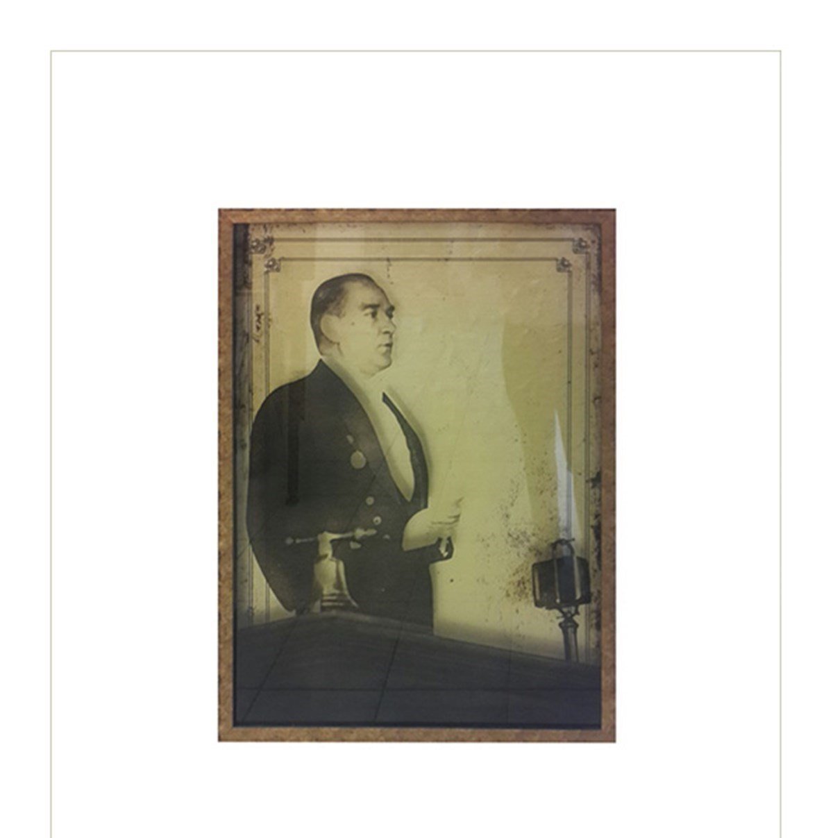 Mustafa Kemal Atatürk - Cam Baskı Tablo AYC-077Tablo / PanoTablolife.com