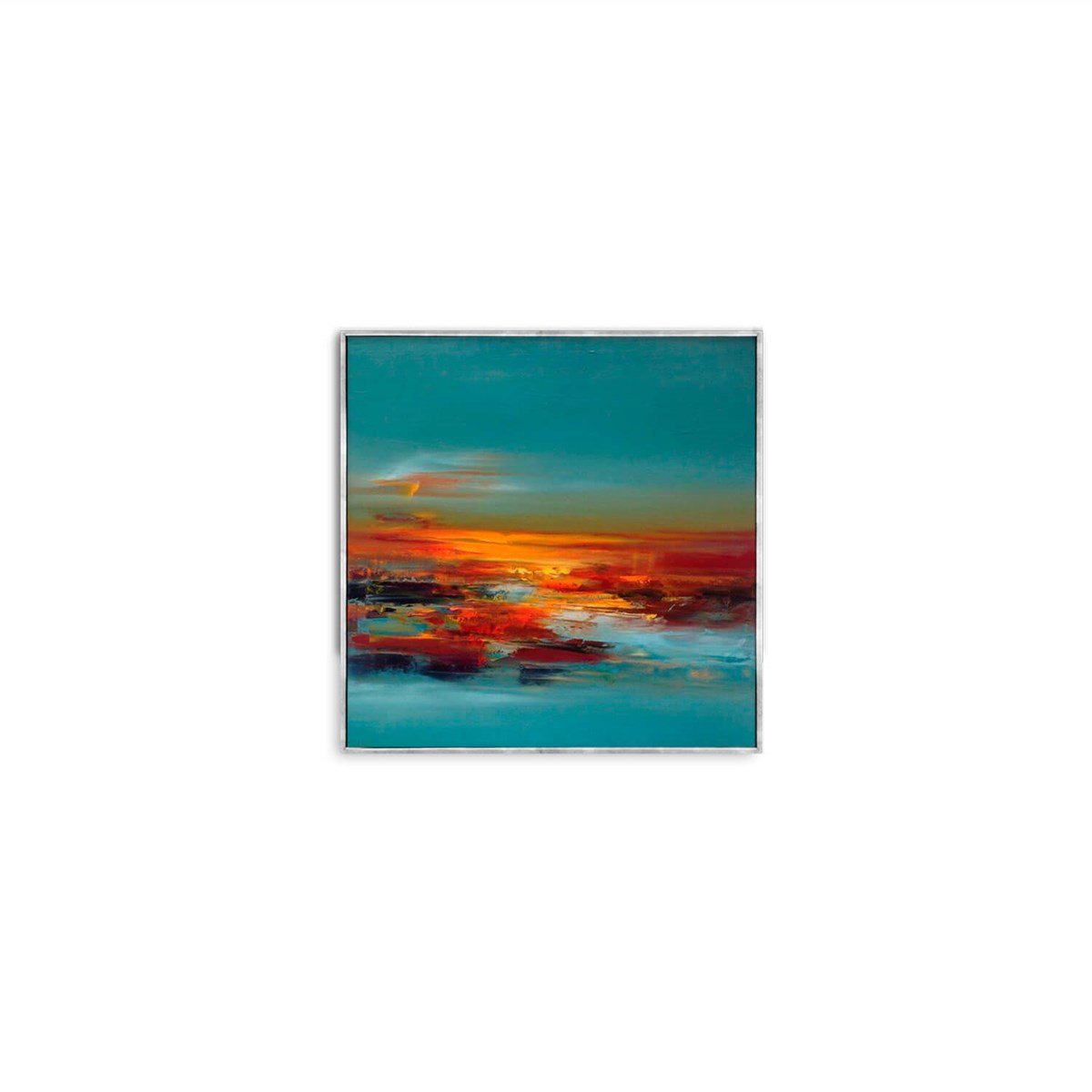 Sunset - Yağlı Boya Dokulu TabloSoyutTablolife.com