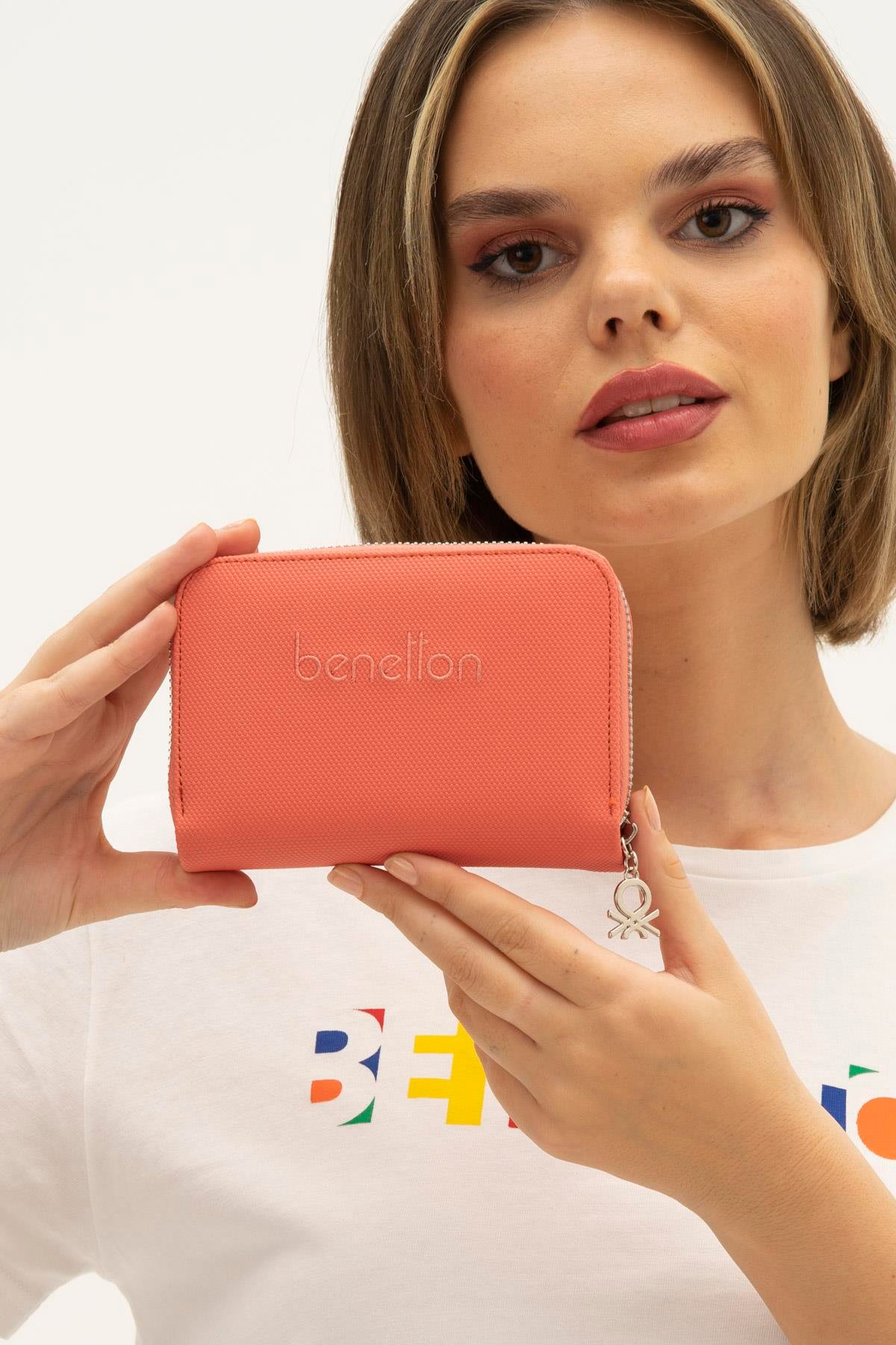 Benetton Cüzdan | Mercan