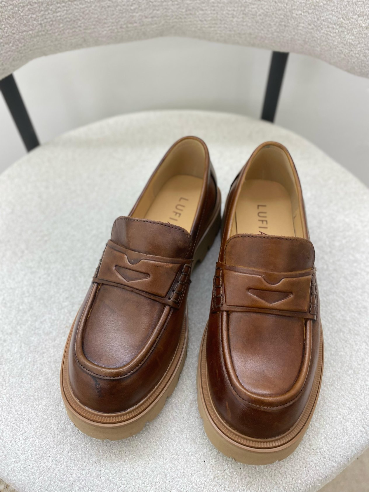 Lufian Deri Loafer| Kahverengi