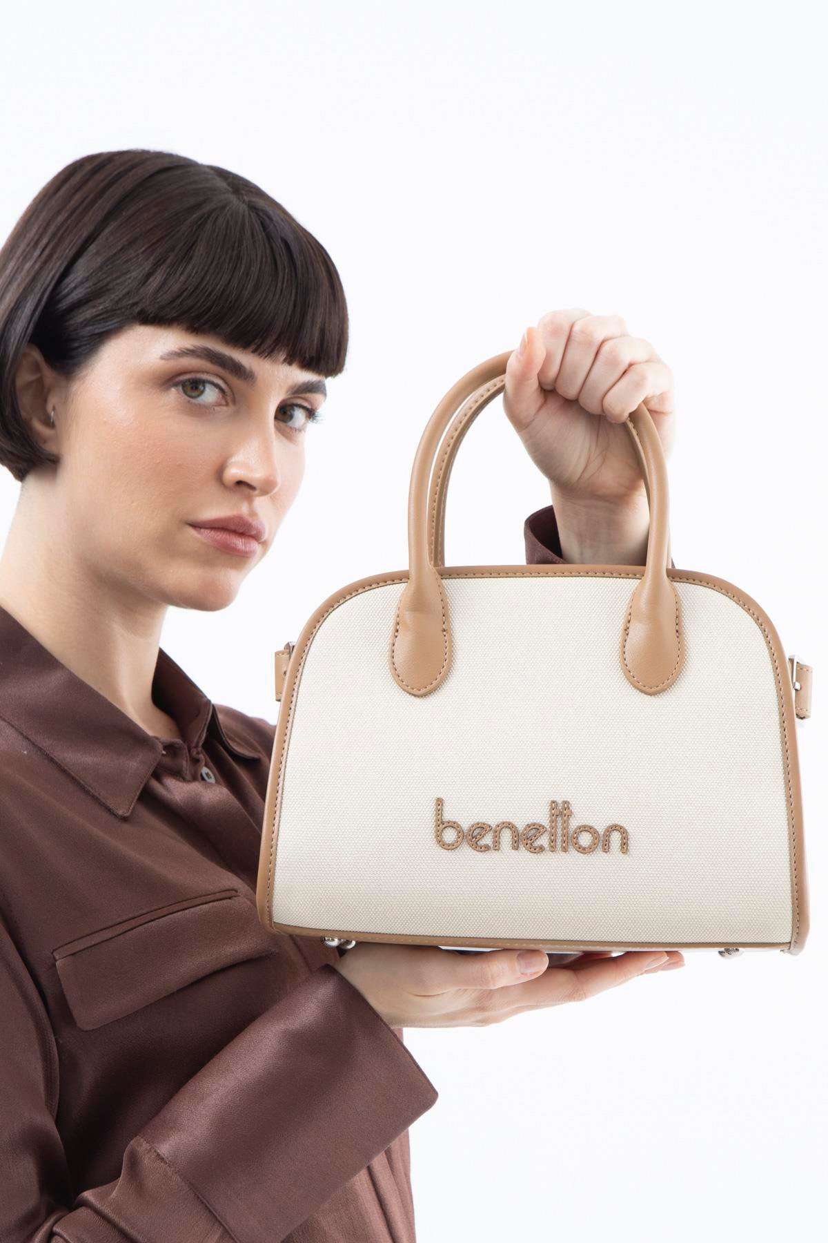 Benetton Kadın El Çanta | Bej