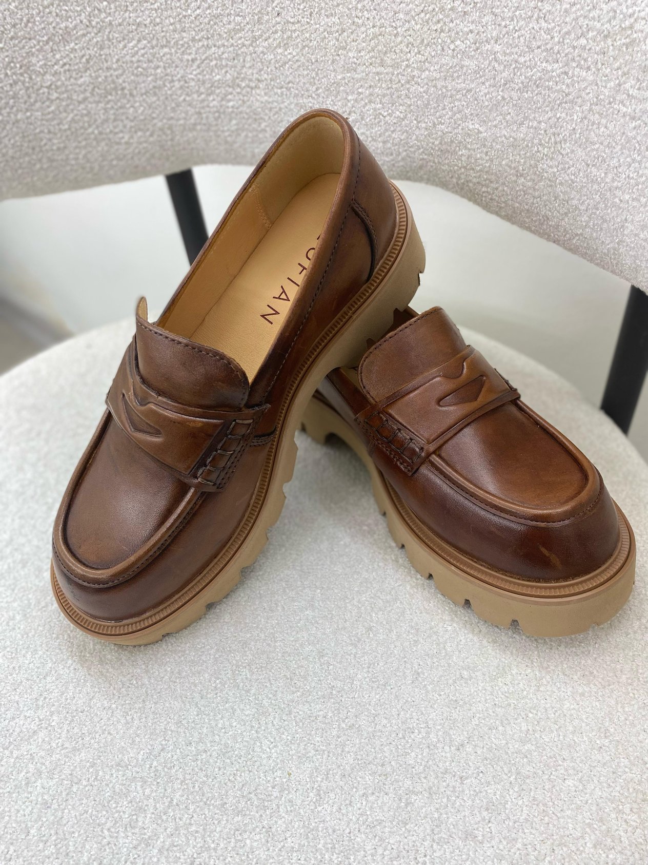 Lufian Deri Loafer| Kahverengi