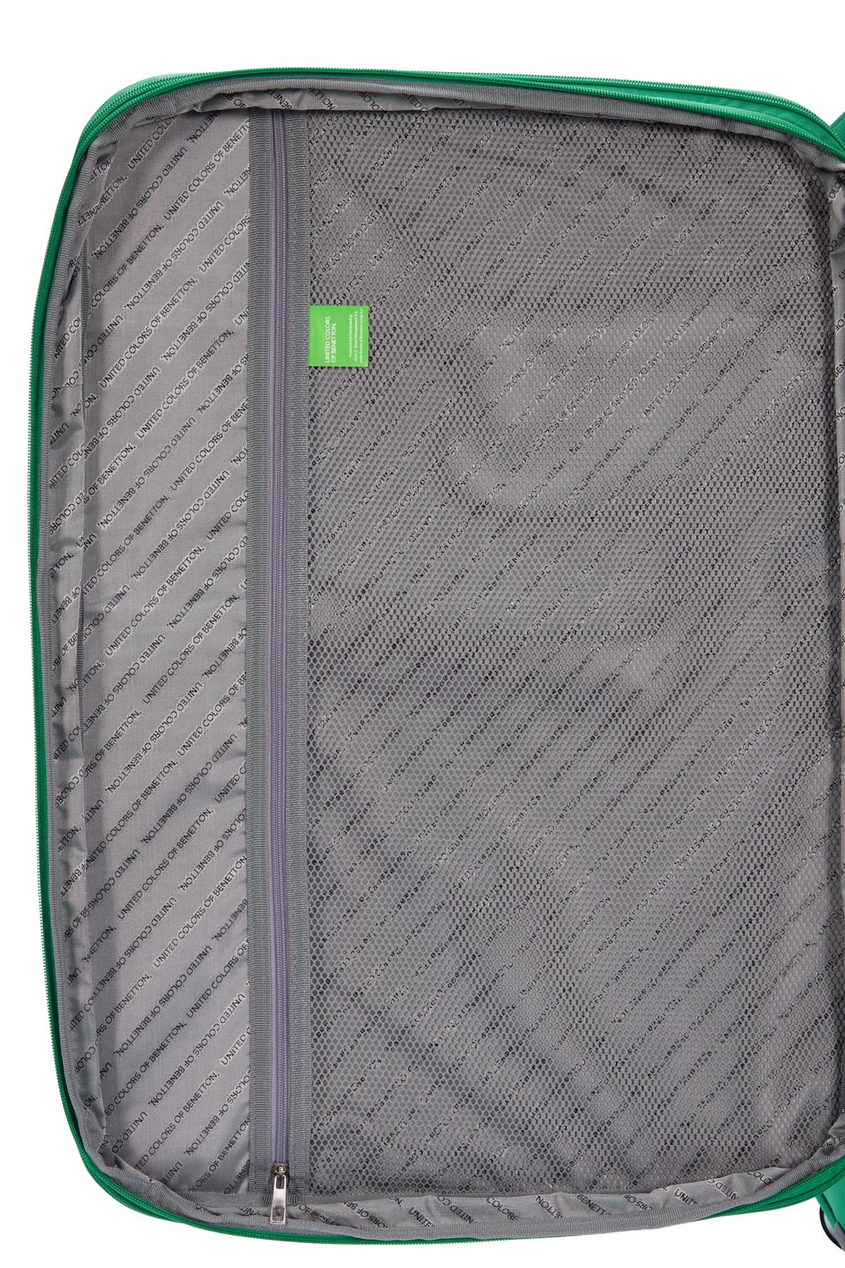 Benetton Küçük Boy Tekerlekli Valiz | Yeşil