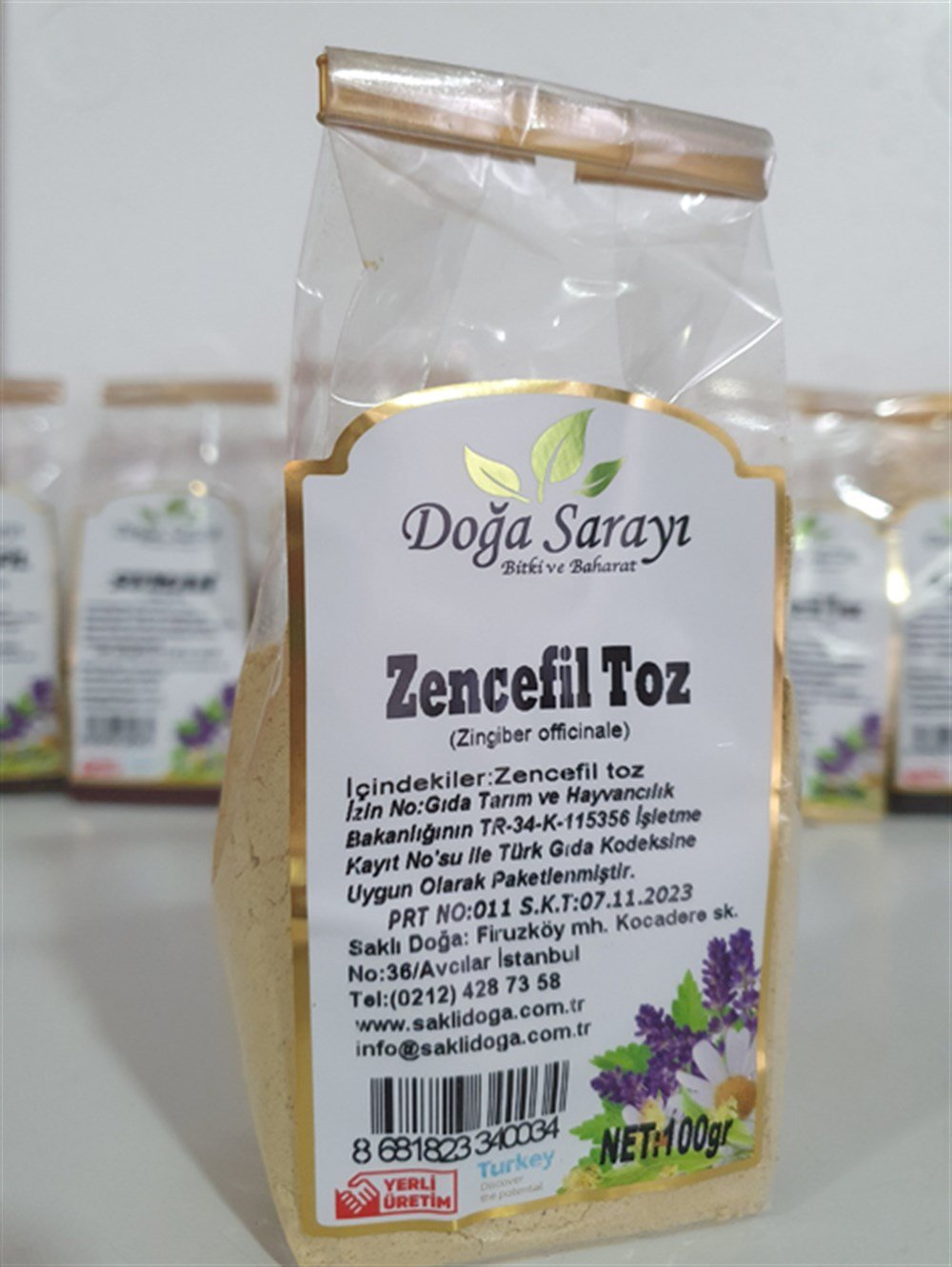 TOZ ZENCEFİL 100 GR