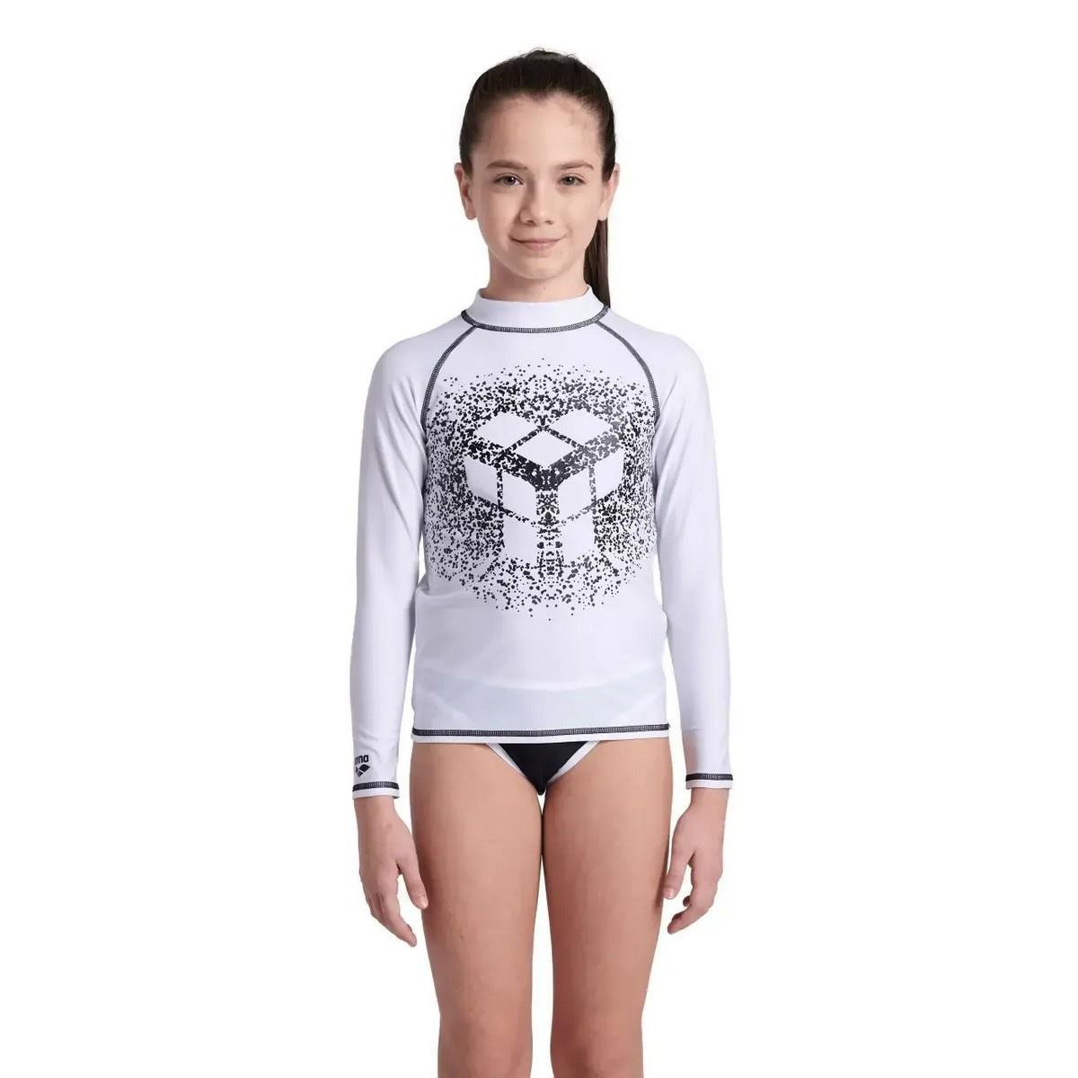 Arena 006296155 Rash Vest L/S Graphic Erkek Çocuk Yüzücü Tişörtü