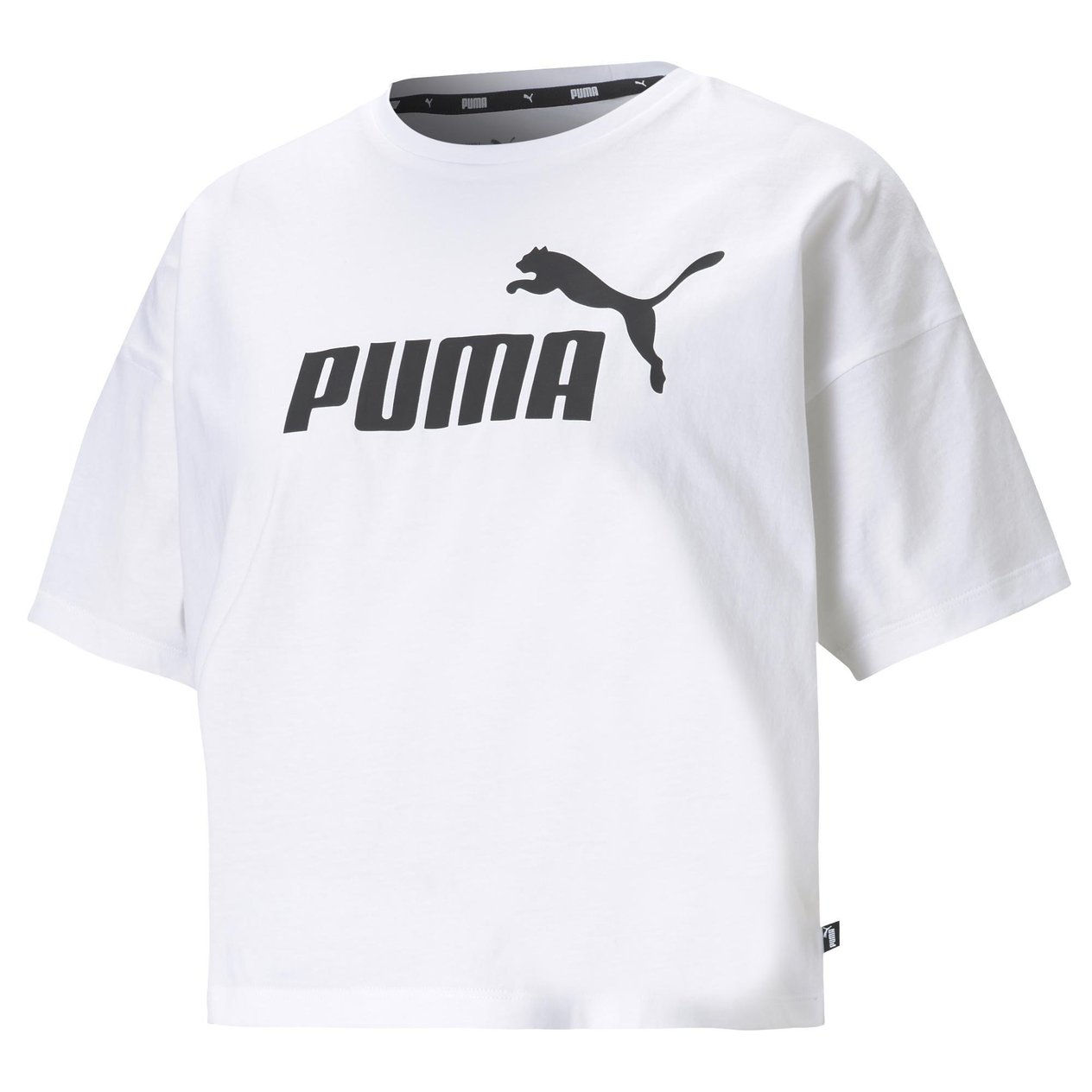 Puma 58686602 Ess Cropped Logo Tee Kadın Spor Tişört