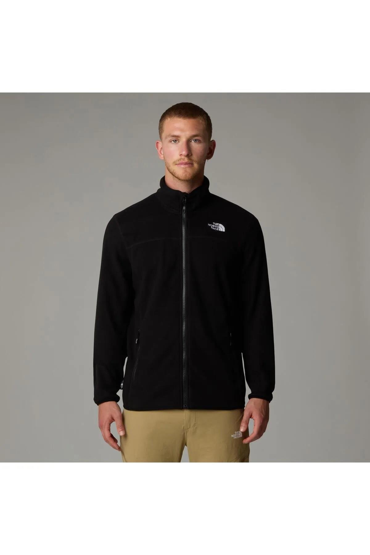 The North Face NF0A855X4H01 M 100 Glacier Full Zip Erkek Polar