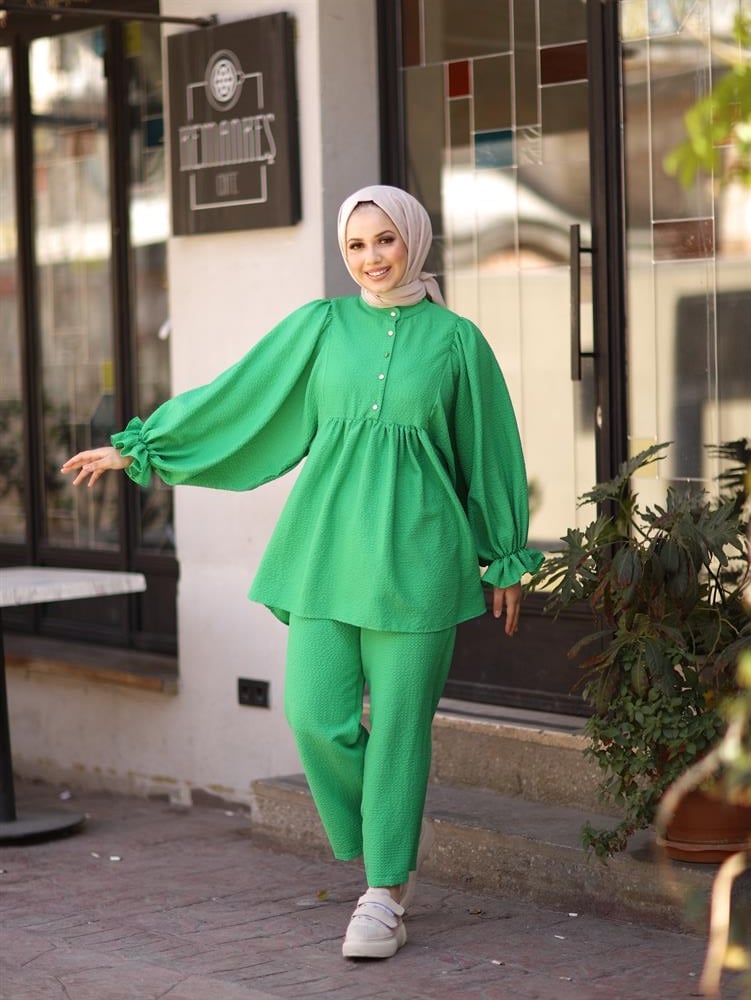  BALON KOL GOFRE TAKIM BENETTON YEŞİLİ