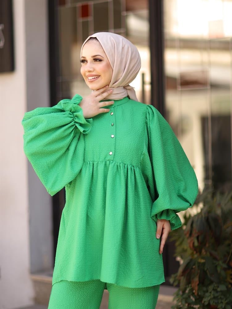  BALON KOL GOFRE TAKIM BENETTON YEŞİLİ