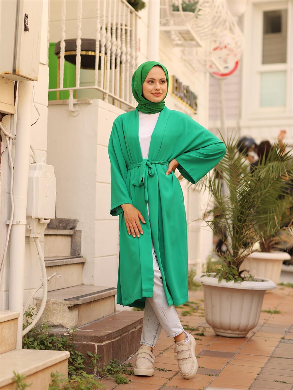 Linda Kap Benetton Yeşili