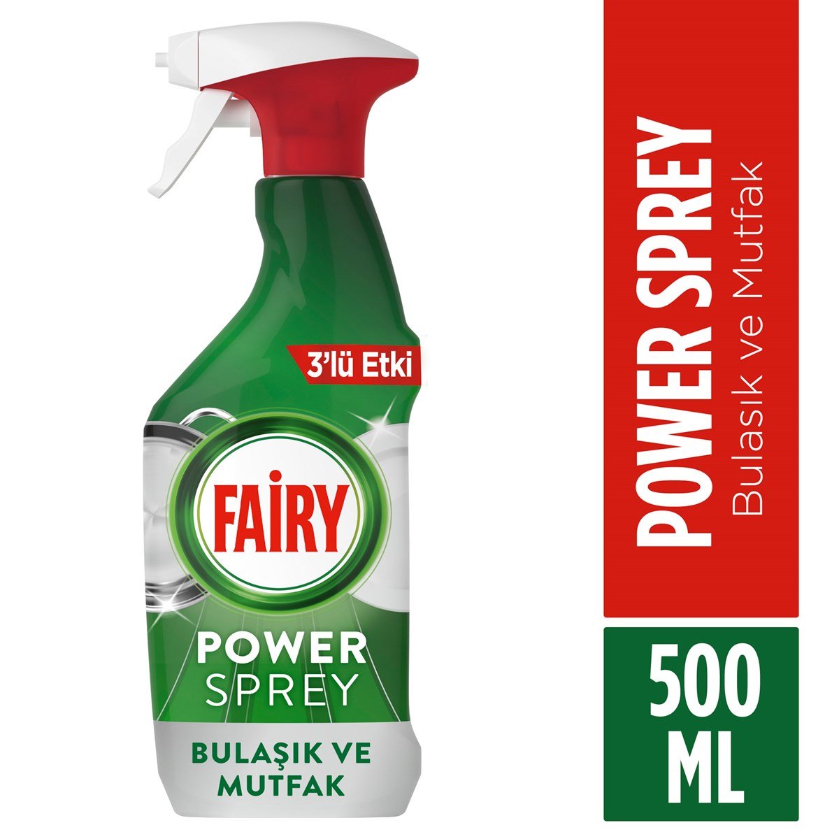 Fairy Power Sprey 3’ü 1 Arada 500 ml Limon