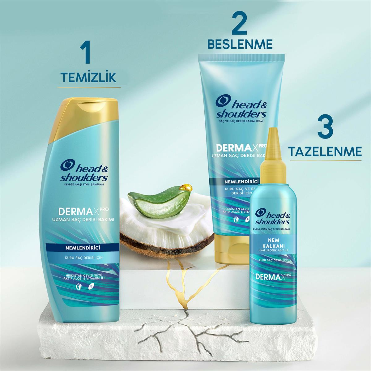 Head & Shoulders DERMAXPRO Nemlendirici Saç ve Saç Derisi Bakım Kremi 220 ml 