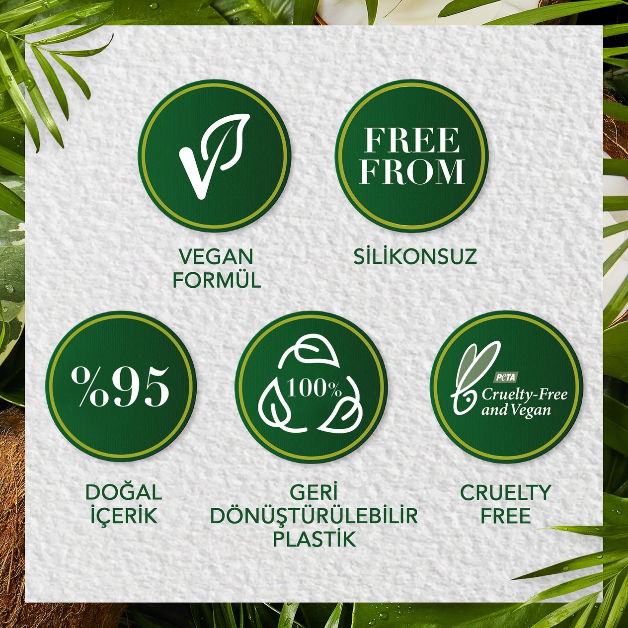Herbal Essences Vegan Şampuan Nemlendirici Hindistan Cevizi Sütü 400 ML