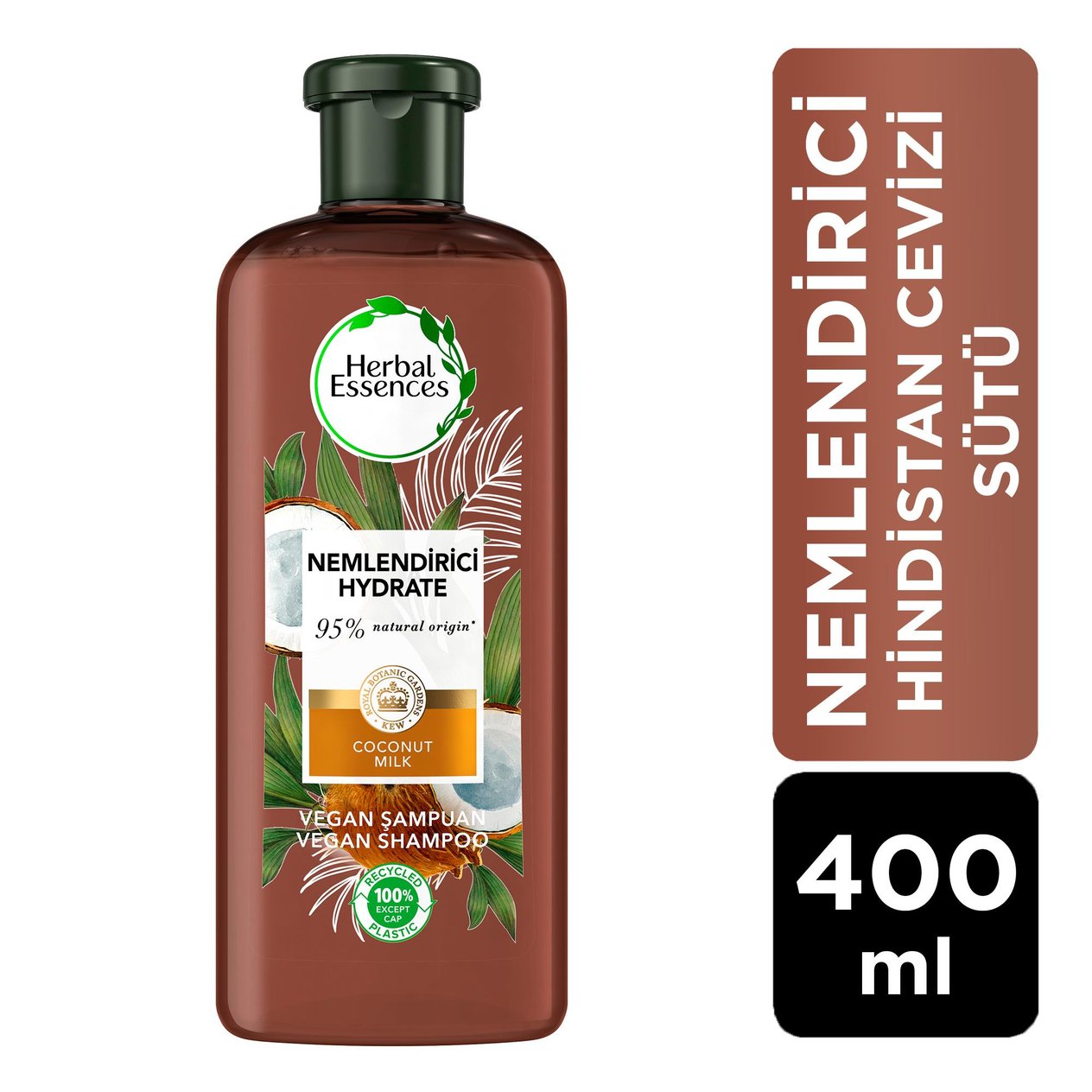 Herbal Essences Vegan Şampuan Nemlendirici Hindistan Cevizi Sütü 400 ML