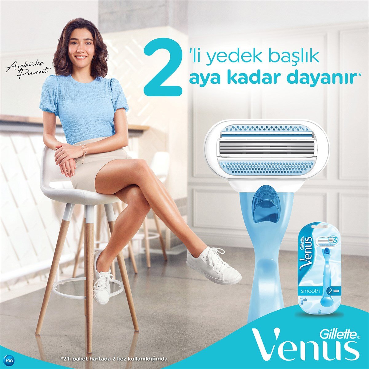 Venus Smooth Tıraş Makinesi + Yedek Başlık