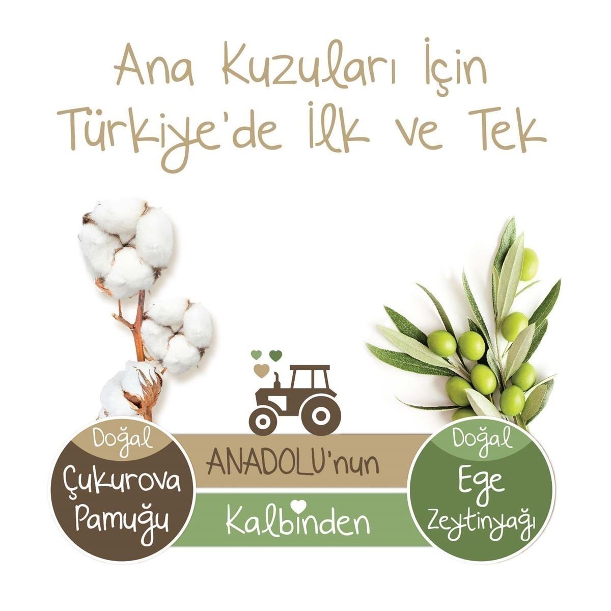 Baby Turco Doğadan Bebek Bezi 1 Numara Newborn 40 Adet