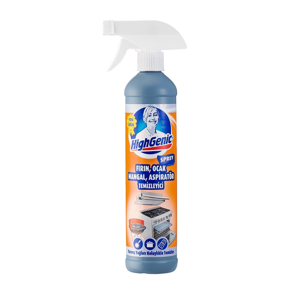 HighGenic Fırın, Ocak, Mangal, Aspiratör Temizleyici 500 ML