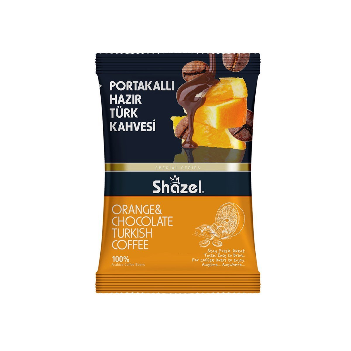 Shazel Portakallı Hazır Türk Kahvesi 100 GR